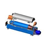 PLC Control Horizontal Sludge Dewatering Decanter Centrifuge Environment