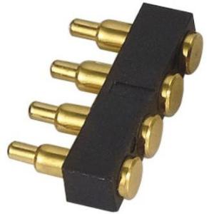 China 2 PIN Pogo Pin Connector Fire Protection Rating UL94V - 0 Highly Reliable on sale