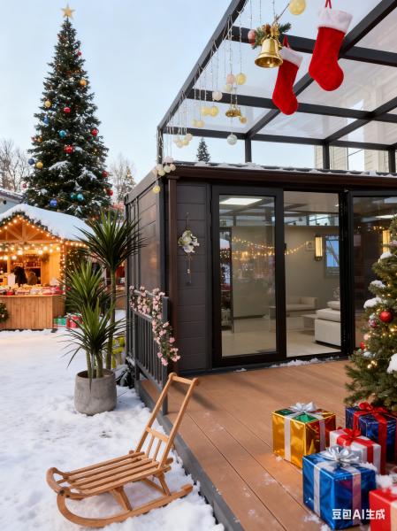 40ft Expandable Container Home with L11800 * W6220 * H2480 Mm Expanded Size T50