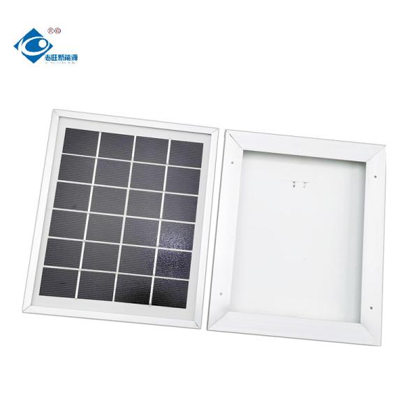 2.5W Photovoltaic Portable Solar Panel ZW-2.5W-6VM Mini Glass Laminated Solar