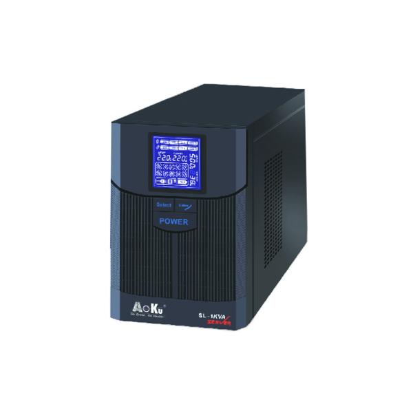 China AoKu Line Interactive UPS SL-1K, 700W, Metal Case, LCD, Pure Sine Wave Output on sale China AoKu Line Interactive UPS SL-1K, 700W, Metal Case, LCD, Pure Sine Wave Output on sale
