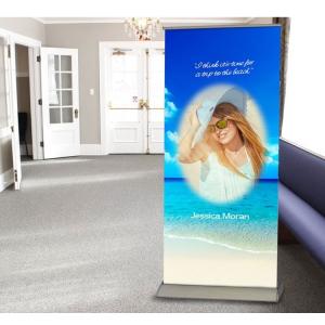 Polyester Sublimation Roll Up Stand Design 80X200cm Big Base Roll Up Banner