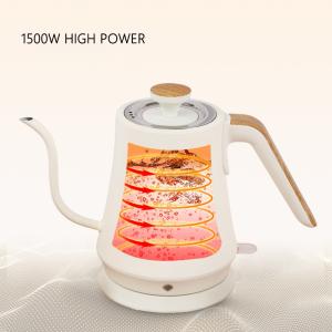 304 Stainless Steel Large Capacity Kettle 1L Gooseneck With Auto Shut-Off