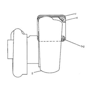 7N4651 215 3304 Engine Turbocharger
