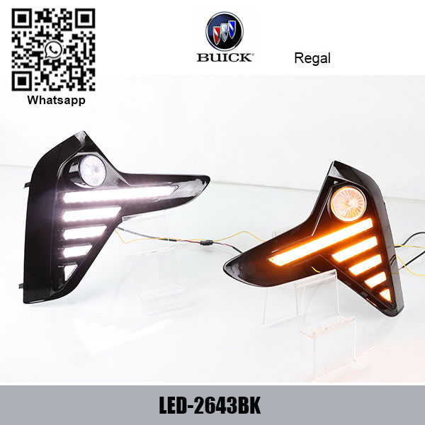 Quality Buick Regal 2020 LED cree DRL day time running lights driving daylight FOG LIGHT wholesale