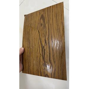 Embossed Wood Grain Steel Metal Sheet Cladding 26Ga HDP