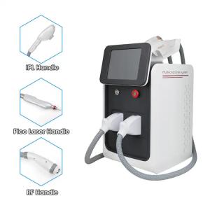 Cheap Portable Multifunction 3 In 1 Q-switched IPL+RF+Nd Yag Laser Hair Tattoo Removal Machine for sale