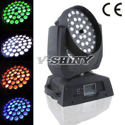 Quality 18W x 36pcs Rgbwa Uv 6in1 Led Zoom Moving Head Wash Light  , Led Zoom Moving Head Light wholesale