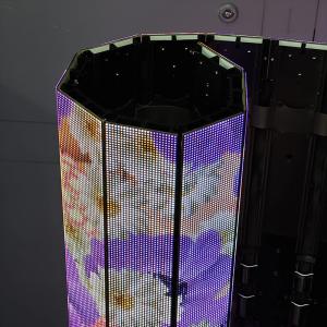 Cheap Flexible Floor LED Display Screen Foldable Rollable P1.25 P2.6 P3.91 GOB Roll up Folding LED Screen for sale