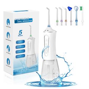 Dental Cleaner IPX7 Cordless Water Flosser 300ml Rechargeable Water Flosser