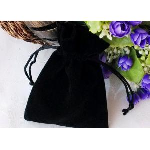 OEM Service Pure Color Velvet Jewellery Pouches Soft Fabric Material