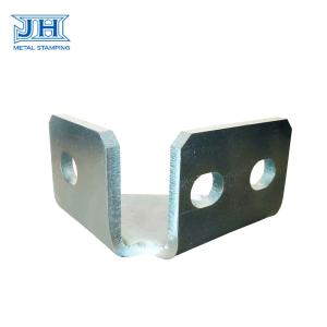 China Q235B Metal Stamping Parts / Brackets with Galvanized Surface Treatment on sale