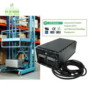 AGV Robot Golf Cart Lithium Ion Batteries Pack with 3000 Life Cycles 24V 48V
