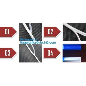 press lok inequilateral double track zipper, PE Press Lock Zipper For Pouch Food