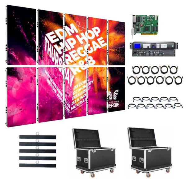 Quick Installing 500x1000mm Super Light Video Wall Panel P2.6 P2.97 P3.91