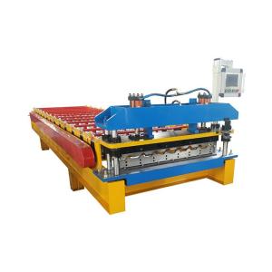 Galvanized Corrugated Metal Roof Tile Making Machine 0.2 - 0.8 Mm