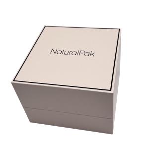 Pink ODM Custom Watch Packaging Box With Black Frame