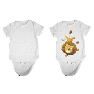 Sublimation Blank Baby Clothes Custom Print Plain Polyester Newborn Rompers