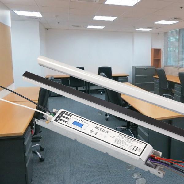 120-247V Input Voltage 3CCT 3P Selectable LED Linear retrofit Kit for Tube Light