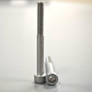 China Plain Finish Half Thread Stainless Steel Hex Socket Head Screw with DIN Standard on sale