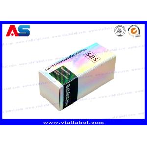 Boxes for vials Holographic Small 10ml Vial Boxes / Eco Friendly Pharmaceutical