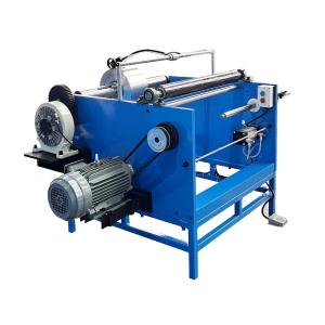 Small Household Type Manual Aluminium Foil Roll Rewinding Machine with 350 KG