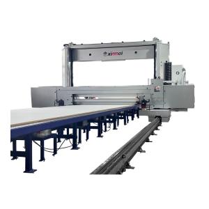 C517 Horizontal Reciprocating linear guide motion band knife long foam block