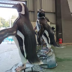 Handcrafted Silk Penguin Lantern - Waterproof Material for Zoo Decorations