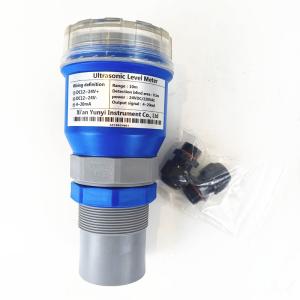 Non Contact Ultrasonic Water Tank Level Gauge 4 - 20mA Liquid Level Gauge For