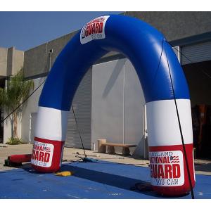 Event Inflatable Advertising Products Curved Arch of Plato PVC tarpaulin