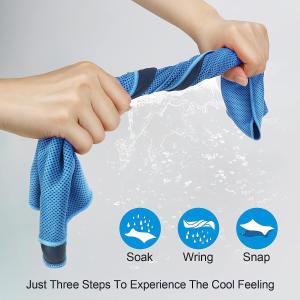 Sports Towel Sustainable Ice Cooling And Quick Drying Microfiber Sports Towel