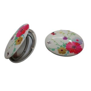 Oval shap two side compact mirror
