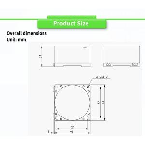 High-Precision Fiber Optic MEMS Gyroscope Output Form RS422 baud rate 115200 for