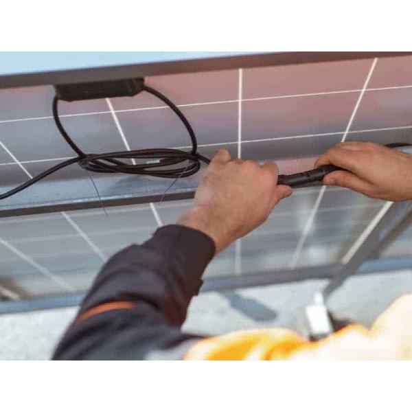 1x4mm2 Tinned Cooper XLPO XLPE PV Cable Y Splitter 1 Transfer 2 with PV004 Connector Heating UV Res Jacket TUV Approved