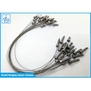 Customizable 7x7 Stainless Steel Wire Rope With Screw 0.8mm For Hanging Lighting