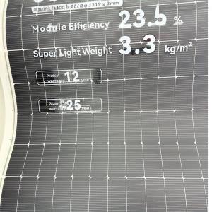 Flexible 580W Fold Black Soft 18 Cell Solar Hybrid Inverter BIPV Module