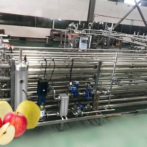 500T/D SS304 Industrial Apple Juice Processing Line Aseptic Bags Packaging