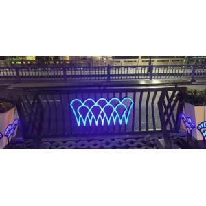 Solar Guardrail Metal Sheet Rectangular Steel Large Planter Box