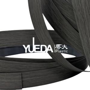 Matte Surface Dark Gray Wood Grain Edge Banding Edging Strip For Kitchen