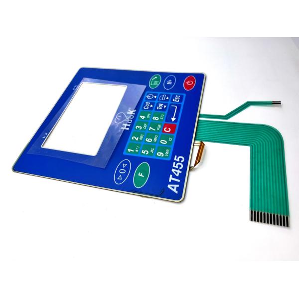 Quality Emboss Type Waterproof Flexible Membrane Control Panel For Testing Controller wholesale
