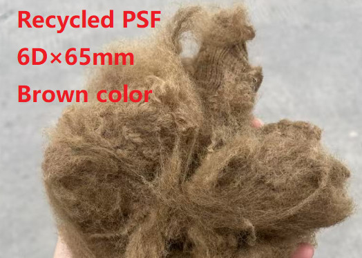 Quality 6D×65mm Polyester staple fiber 100% Polyester Chip Raw Material Polyester Staple Fiber with Good Impact Resistance and Round Shape wholesale