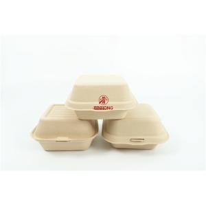 Wheat Straw Takeaway Food Container Burger Box Biodegradable Disposable
