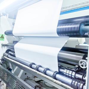 Glossy Paper Clear Opp Jumbo Roll Label Chemical Resistant