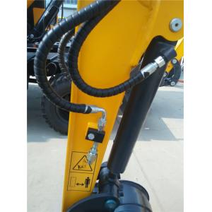 Small Hydraulic Crawler Excavator With Enclosed Cabin / Broken Pipeline System
