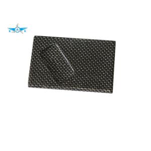 CNC Machining Process Carbon Composite Parts 3K / 6K Surface Black Color