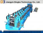 Automated Z Purlin Roll Forming Machine , Steel Sheet Roll Forming Machine Easy