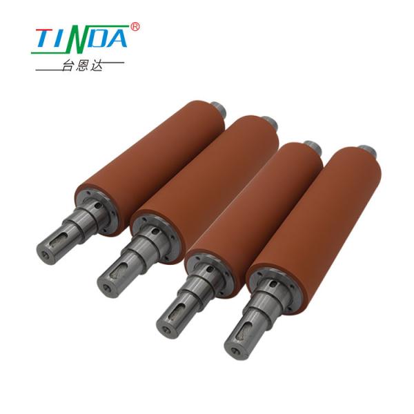 Durable Customized Anti-Static Rubber Roller For Cutting And Folding Application