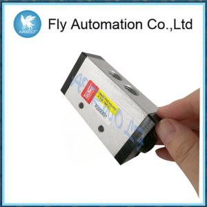 Cheap 3/2 Way Pneumatic Manual Valve Aluminium Alloy Material G1/4 G1/8 G3/8 Port for sale
