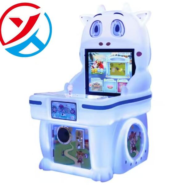 Quality Cute Cow Single-Person 220V Coin-Operated Arcade Game Fun Pusher For Kids 6+Years wholesale