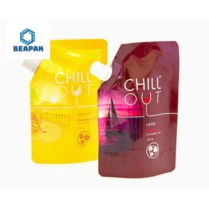 Drink Juice Stand Up Liquid Doyapck 250g Custom Spout Pouches